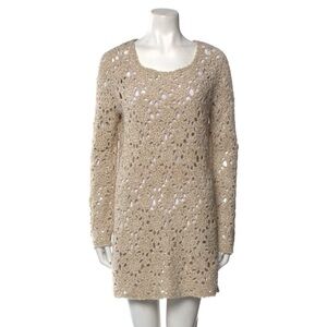 Escada Scoop Neck Mini Dress Size 38